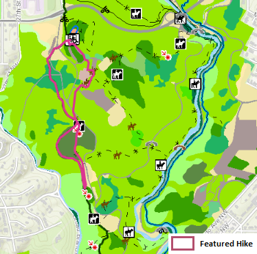 Map of Chestnut Oak / Mountain Laurel Hike